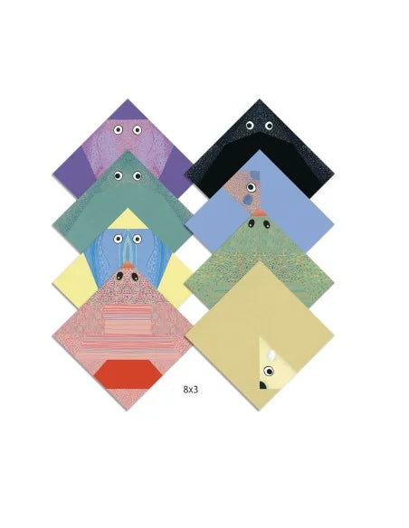 Djeco - Knutselpakketje - Origami - Pooldieren