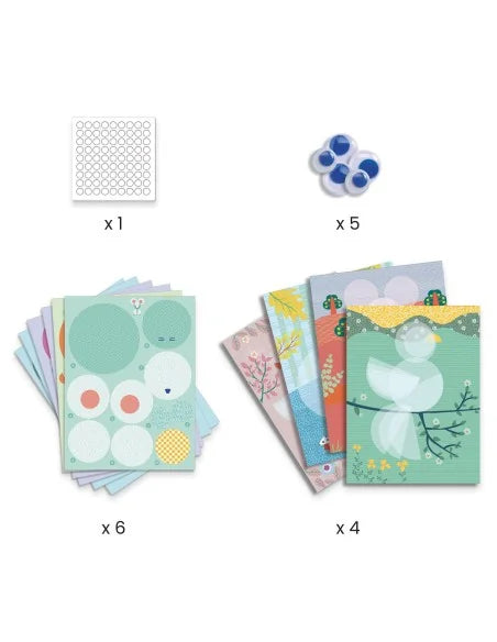 Djeco - Knutselpakketje - Creatief met papier