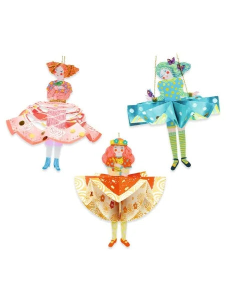 Djeco - Knutselpakketje - Jurken van papier