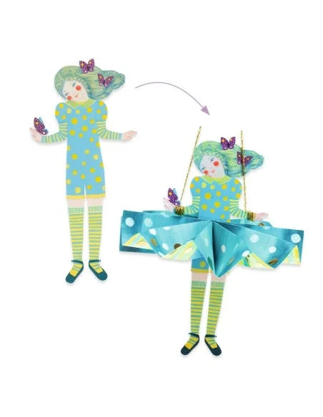 Djeco - Knutselpakketje - Jurken van papier