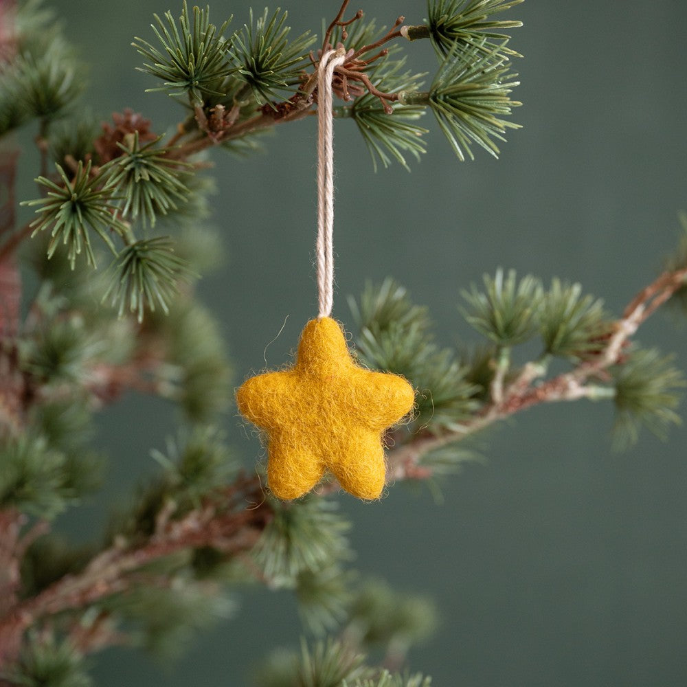 Sjaal met verhaal - Vilten hanger - Ster
