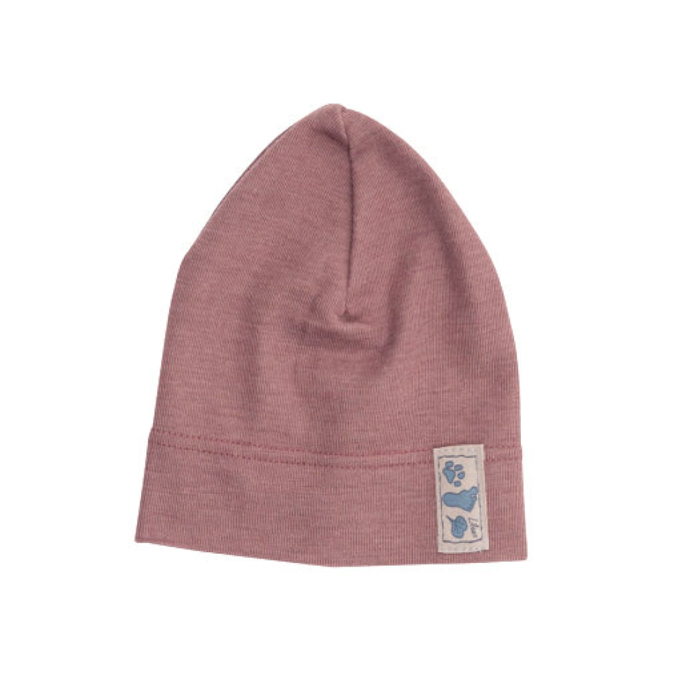 Lilano - Kinder beanie - Wol/Zijde - Mauve - Maat 98/104