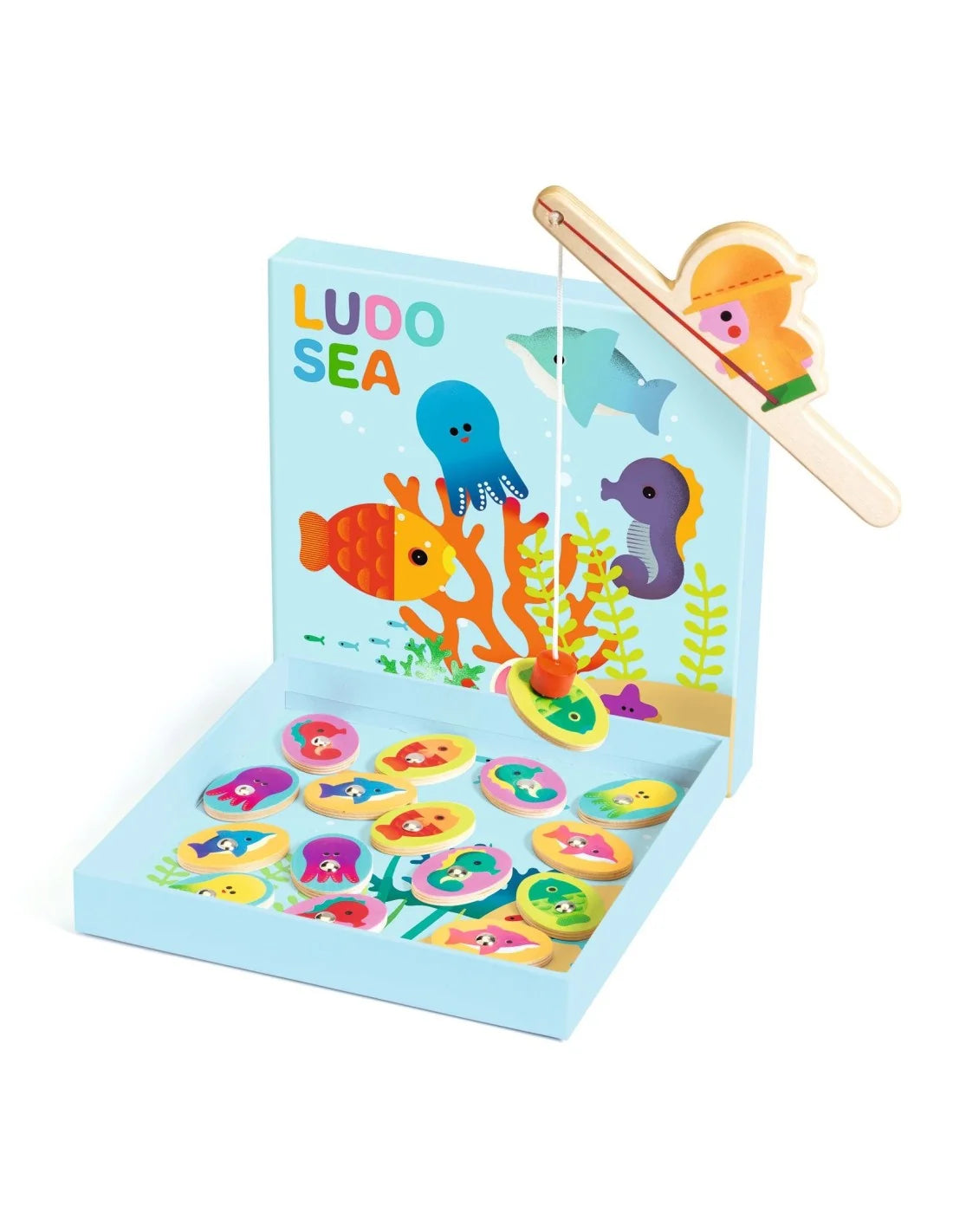 Djeco - 4 Spellen - LudoSea