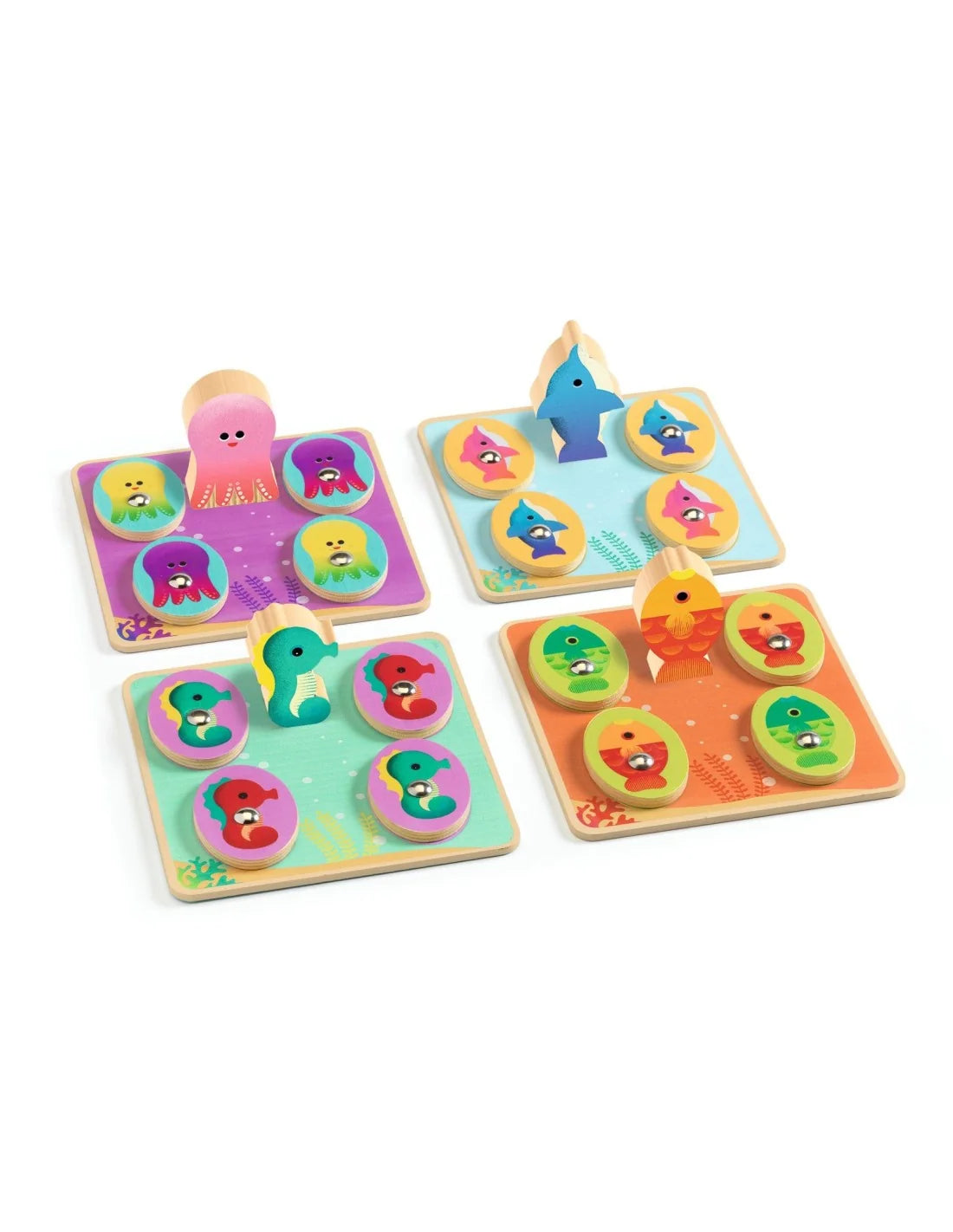 Djeco - 4 Spellen - LudoSea
