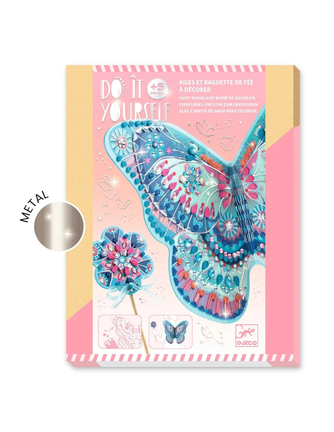 Djeco - Do it yourself - Vleugels en toverstaf maken