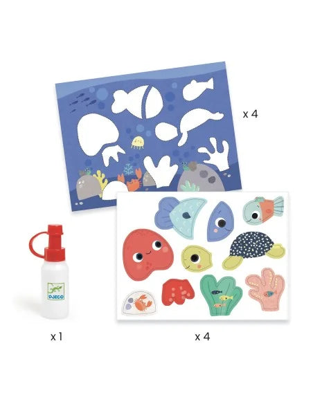 Djeco - Knutselpakket - Mijn eerste collage