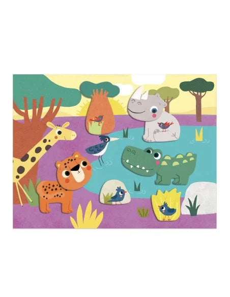 Djeco - Knutselpakket - Mijn eerste collage