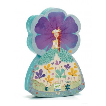 PUZZLE SILHOUETTE - The princess of spring