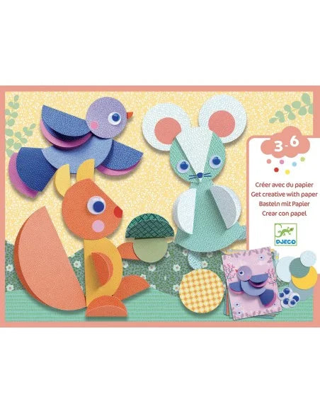 Djeco - Knutselpakketje - Creatief met papier