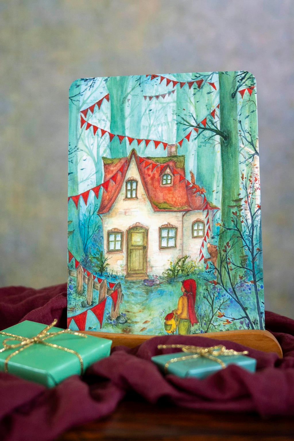 Anne illustraties - Sinterklaas vertelkaarten- set van 12 - A5