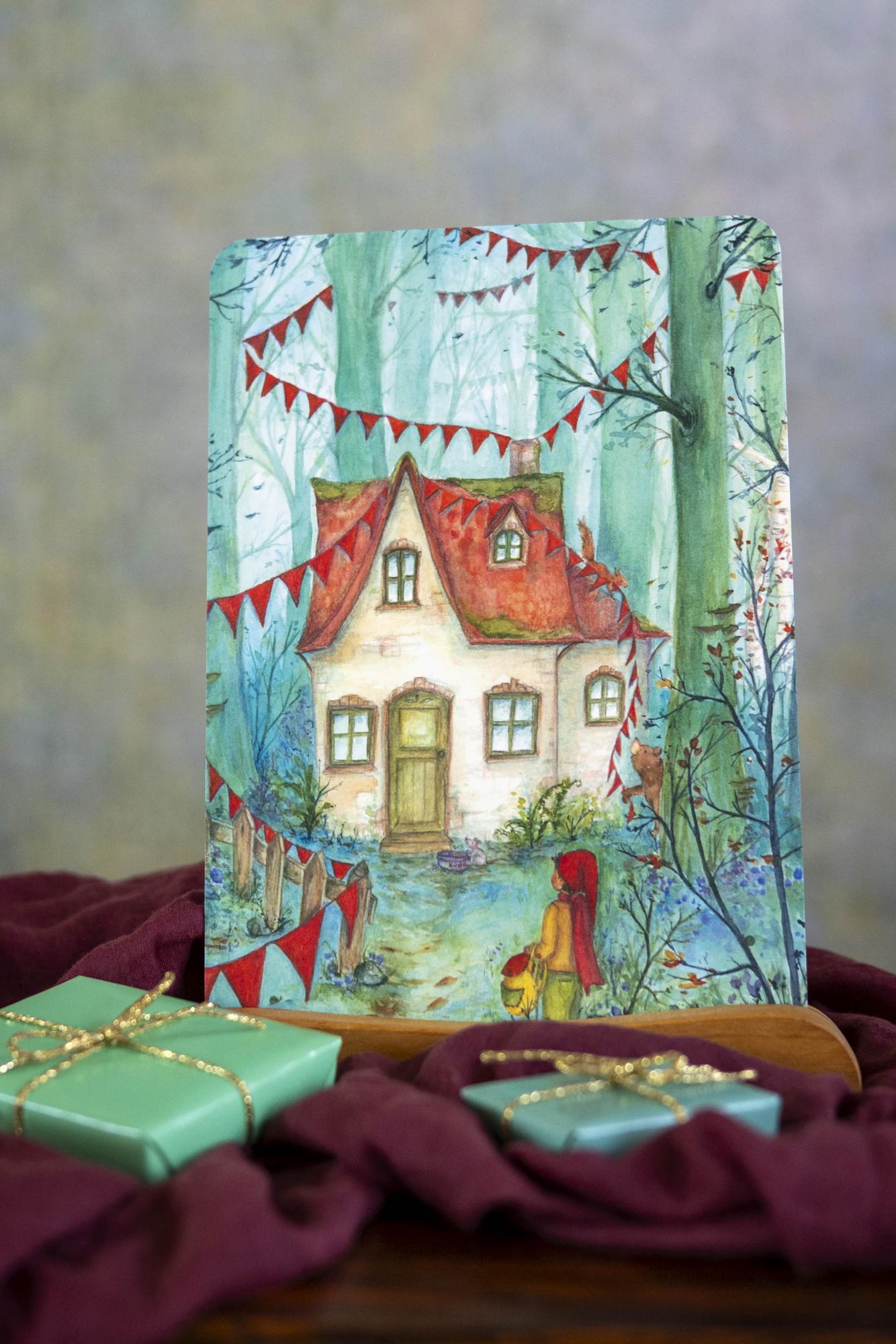 Anne illustraties - Sinterklaas vertelkaarten- set van 12 - A5