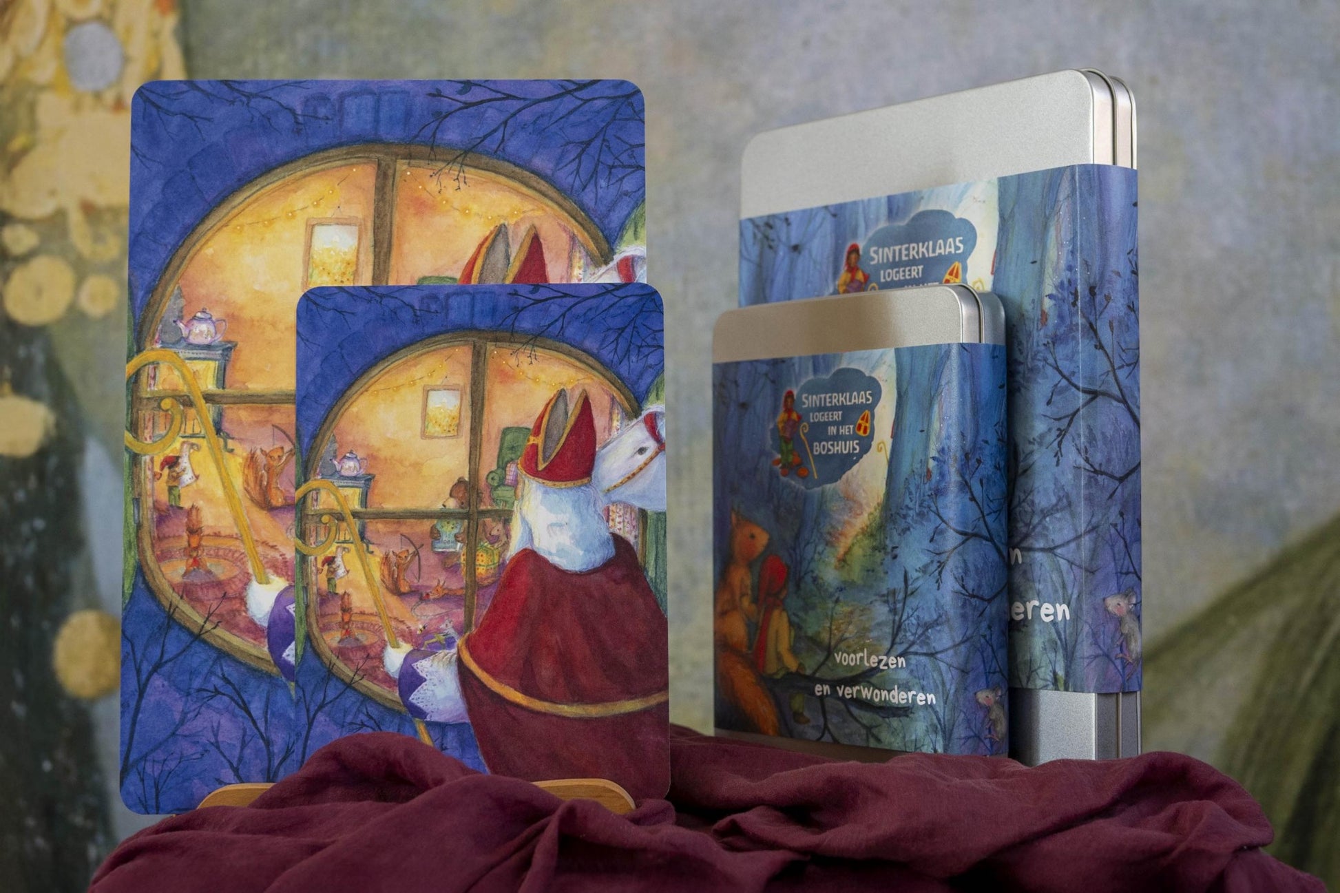 Anne illustraties - Sinterklaas vertelkaarten- set van 12 - A5