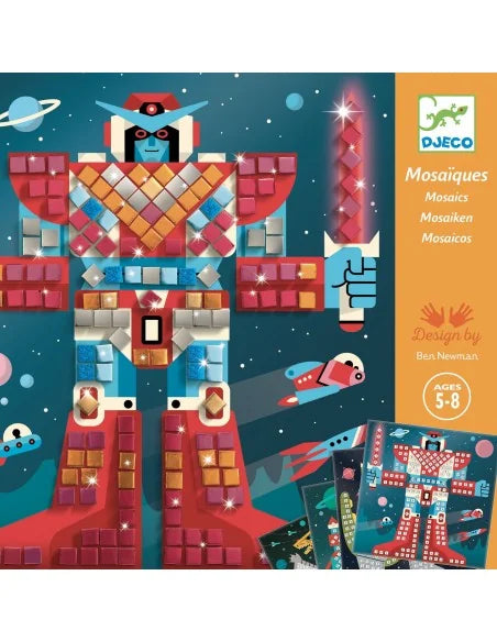 Djeco - Knutselpakket - mozaïek - Robots