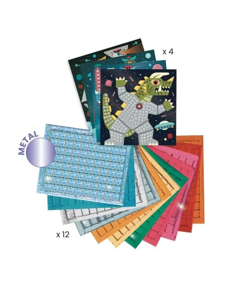 Djeco - Knutselpakket - mozaïek - Robots