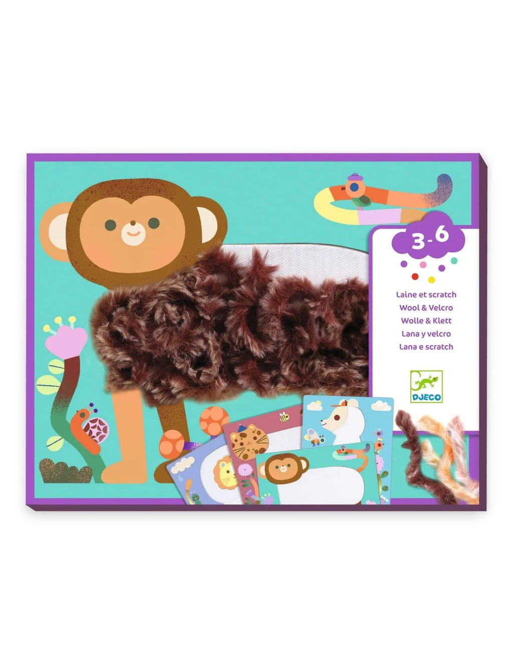 Djeco - Knutselpakket - Wol & Klittenband
