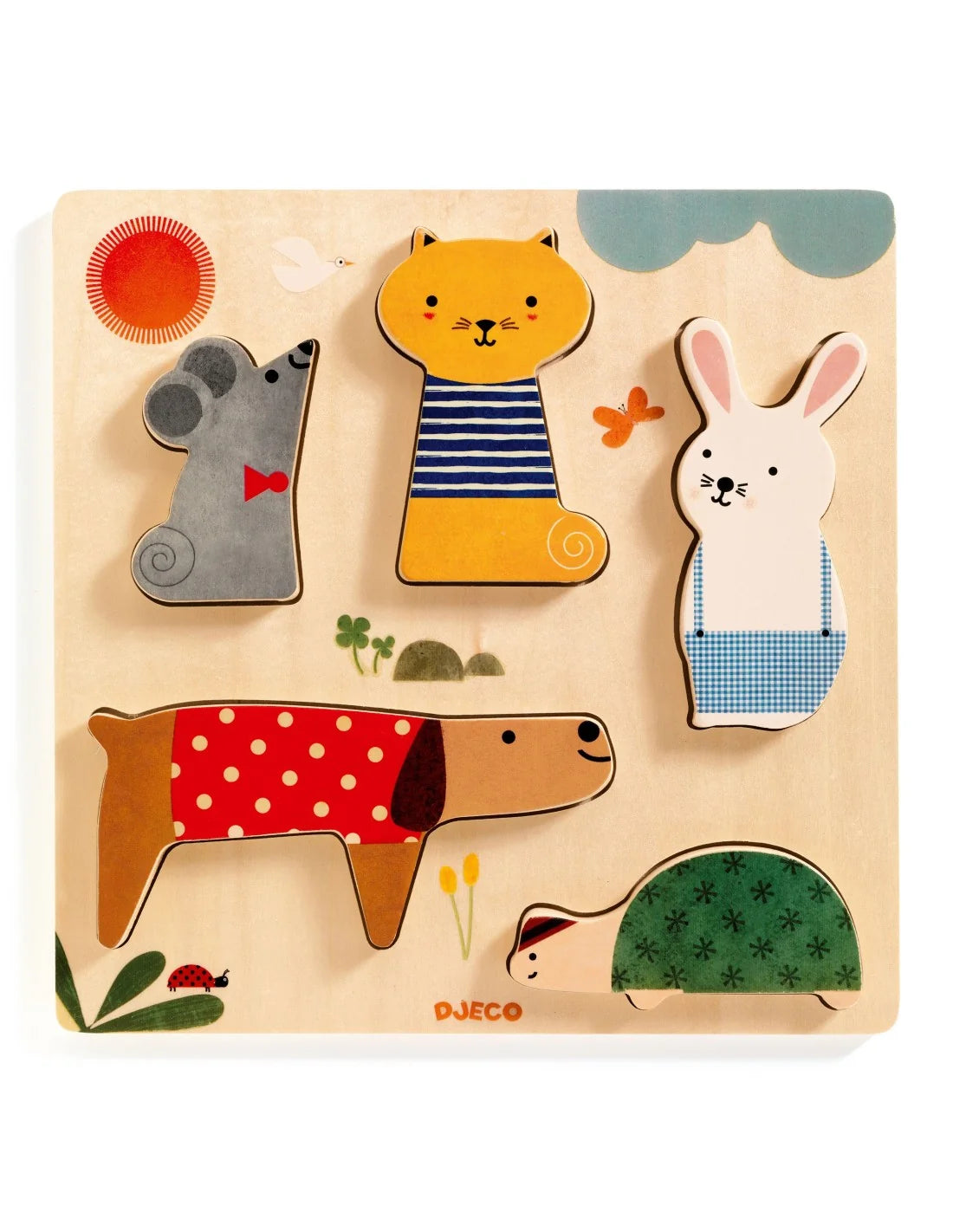 Djeco - Houten legpuzzel - Woodypets