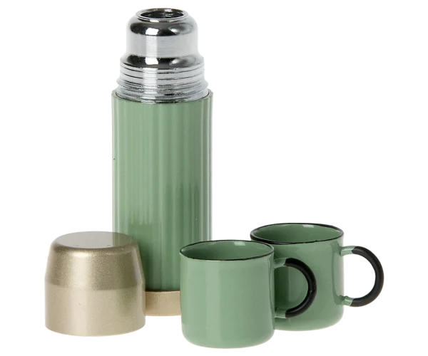 Maileg - Thermosfles en bekers - Mint