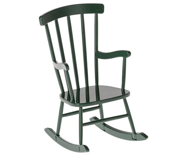 Maileg - Schommelstoel - Donkergroen - 11cm