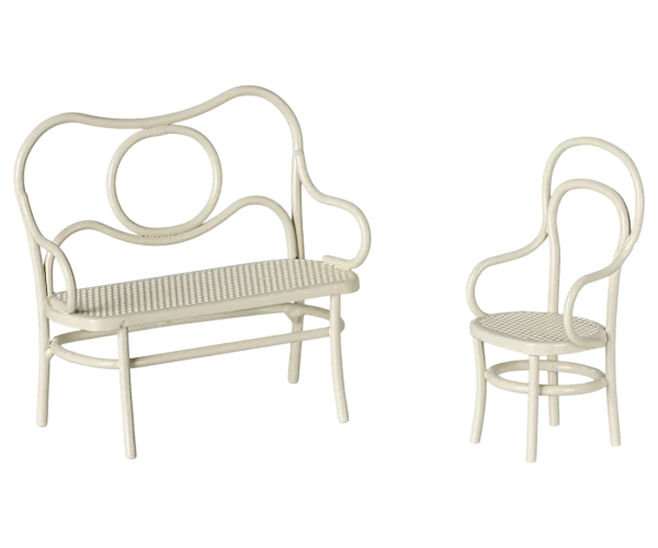 Maileg - Café set - Muis - Klein - Gebroken wit - Image 2