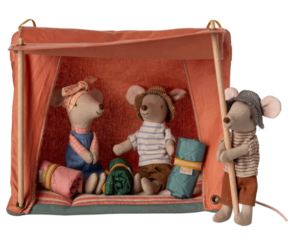 Maileg - Happy camper tent - Muis - Image 2