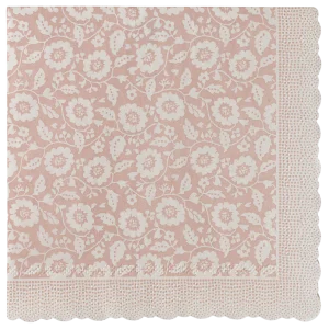 Maileg - Servetten met bloemen - Roze