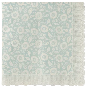 Maileg - Servetten met bloemen - Mint