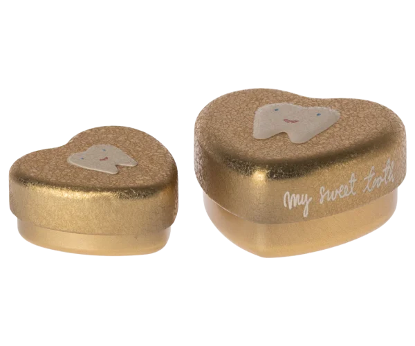 Maileg - Tandendoosje - Tweedelige set - Goud