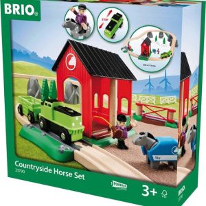 Brio - Treinset met paardenschuur - 33790