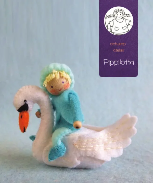Atelier Pippilotta - Zwaan met kindje