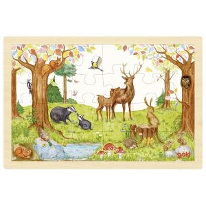 Einlegepuzzle Auf der Lichtung, per St