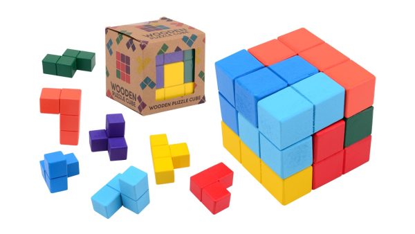 Johntoy - Magische kubus puzzel - Hout