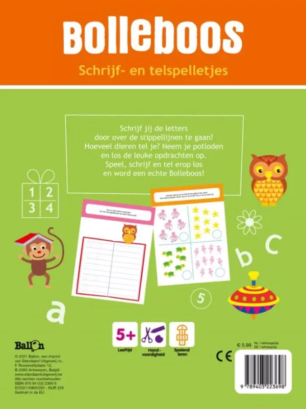Ballon - Bolleboos - Schrijf- en telspelletjes - 3+ - Image 2