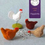 Atelier Pippilotta - Zelfmaak pakketje - Drie kippen en een haan