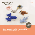 Meaningful Crafts - Prikviltpakket - Zeedieren