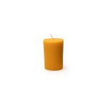 Dipam - Stompkaars 11cm -Bijenwas met structuur