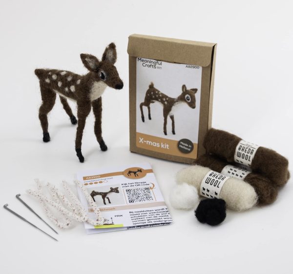 Meaningful Crafts - Prikviltpakketje - Hertje