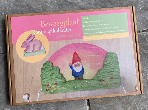 Mijn Oogappeltje - Beweegplaat Konijn of Kabout -  Zelfmaak pakketje