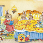 Ansichtkaart - Jean Gilder - Bunnie's bedtime story