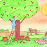 Ansichtkaart - Mijn Oogappeltje - Appelboom