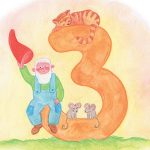 Ansichtkaart - Mijn Oogappeltje - Hoera je bent 3