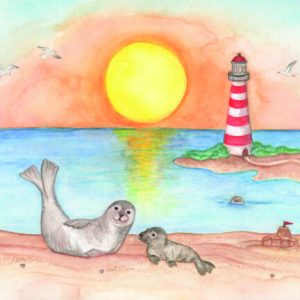 Ansichtkaart - Mijn Oogappeltje - Strand