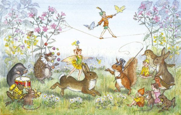 Ansichtkaart - Molly Brett - Pixie circus