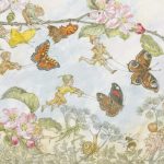 Ansichtkaart - Molly Brett - The butterfly race