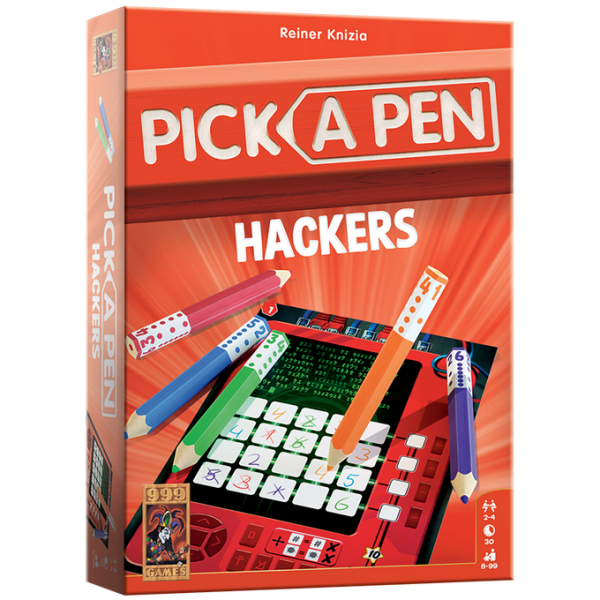 999Games - Dobbelspel - Pick a Pen: Hackers