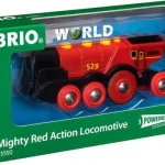 Brio - Mighty Red Action Locomotive - Batterij, licht & geluid