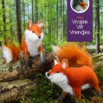 Atelier vrolijke vilt vriendjes - Vossen - Zelfmaak pakketje