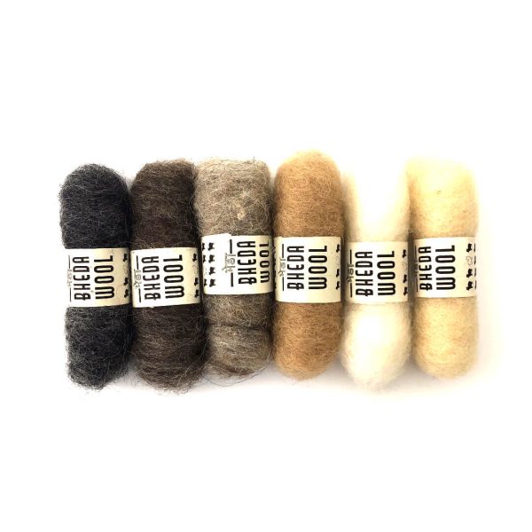 Bhedawol - Mini assortiment - Natuur tinten