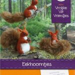 Atelier vrolijke vilt vriendjes - Eekhoorntjes - Zelfmaak pakketje