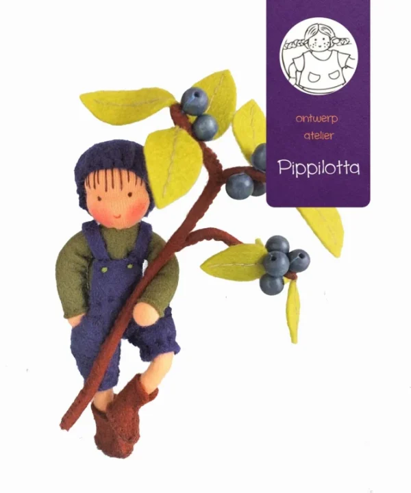 Atelier Pippilotta - Bessenkindje Bosbes - Zelfmaak pakketje