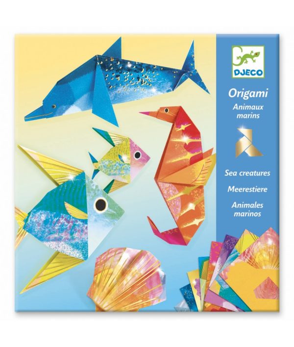 Djeco - Origami - Niveau 3 - Zeedieren